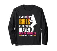 Joueur de Tennis Good Girls Bad Girls Court Manche Longue