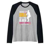 Joueur de Tennis Good Girls Bad Girls Court Manche Raglan