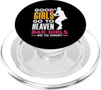 Joueur de Tennis Good Girls Bad Girls Court PopSockets PopGrip pour MagSafe