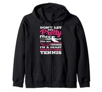 Joueur de Tennis Ne Laissez Pas Votre Joli Visage Vous Tromper Sweat à Capuche