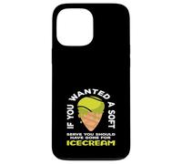 Joueur de Tennis si Vous vouliez Une Glace Douce Coque pour iPhone 13 Pro Max