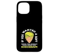 Joueur de Tennis si Vous vouliez Une Glace Douce Coque pour iPhone 15