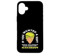 Joueur de Tennis si Vous vouliez Une Glace Douce Coque pour iPhone 16 Plus