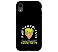 Joueur de Tennis si Vous vouliez Une Glace Douce Coque pour iPhone XR