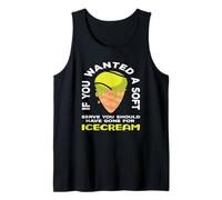 Joueur de Tennis si Vous vouliez Une Glace Douce Débardeur