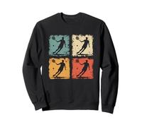 Joueur de Tennis Vintage en Action Femmes Hommes Tennis Sweatshirt