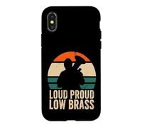 Joueur de Tuba Loud Proud Retro Marching Coque pour iPhone X/XS