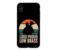 Joueur de Tuba Loud Proud Retro Marching Coque pour iPhone XS Max