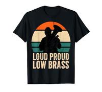 Joueur de Tuba Loud Proud Retro Marching T-Shirt