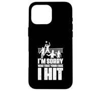Joueur de Volley-Ball Amusant I'm Sorry Was That Your Face I Hit Coque pour iPhone 16 Pro Max