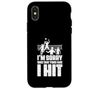 Joueur de Volley-Ball Amusant I'm Sorry Was That Your Face I Hit Coque pour iPhone X/XS