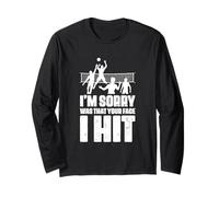 Joueur de Volley-Ball Amusant I'm Sorry Was That Your Face I Hit Manche Longue