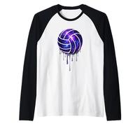 Joueur de Volley-Ball Drip Galaxy Court Style Spike Pass Libero Manche Raglan