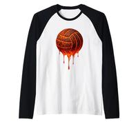 Joueur de Volley-Ball Drip Lava Court Style Spike Pass Libero Manche Raglan