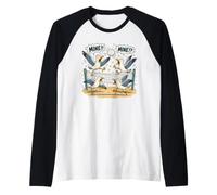 Joueur de Volleyball Amusant Mouettes Manche Raglan