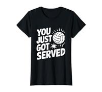 Joueur de Volleyball Amusant - You Just Got Served T-Shirt Graphique avec Valeur