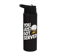 Joueur de volleyball - Vous venez de vous servir Stainless Steel Insulated Water Bottle