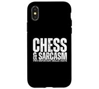 Joueur d'échecs Amusant et Sarcasme Coque pour iPhone X/XS
