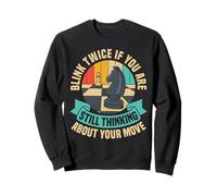 Joueur d'échecs Blink Twice Funny Chess Sweatshirt