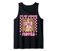 Joueur d'échecs Master Chess Girl Mom I've Got Awesome Moves Débardeur