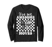 Joueur d'échecs Master Chess Girl Mom I've Got Awesome Moves Manche Longue