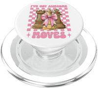 Joueur d'échecs Master Chess Girl Mom I've Got Awesome Moves PopSockets PopGrip pour MagSafe