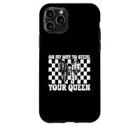 Joueur d'échecs Master Chess Girl on My Way to Steal Your Queen Coque pour iPhone 11 Pro