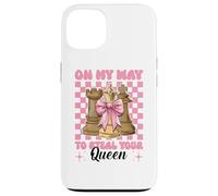 Joueur d'échecs Master Chess Girl on My Way to Steal Your Queen Coque pour iPhone 13