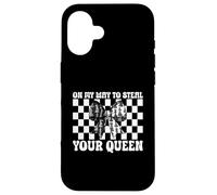 Joueur d'échecs Master Chess Girl on My Way to Steal Your Queen Coque pour iPhone 16