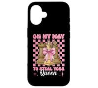 Joueur d'échecs Master Chess Girl on My Way to Steal Your Queen Coque pour iPhone 16