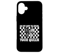 Joueur d'échecs Master Chess Girl on My Way to Steal Your Queen Coque pour iPhone 16 Plus