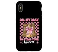Joueur d'échecs Master Chess Girl on My Way to Steal Your Queen Coque pour iPhone X/XS