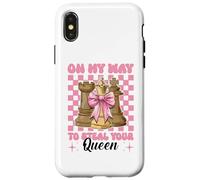 Joueur d'échecs Master Chess Girl on My Way to Steal Your Queen Coque pour iPhone X/XS