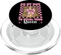 Joueur d'échecs Master Chess Girl on My Way to Steal Your Queen PopSockets PopGrip pour MagSafe