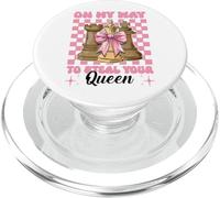 Joueur d'échecs Master Chess Girl on My Way to Steal Your Queen PopSockets PopGrip pour MagSafe