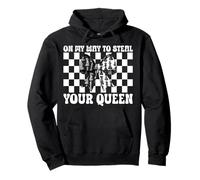 Joueur d'échecs Master Chess Girl on My Way to Steal Your Queen Sweat à Capuche
