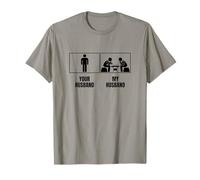 Joueur d'échecs Votre Mari Mon Mari Femme Échecs drôles T-Shirt