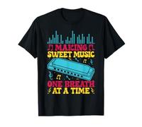 Joueur D'harmonica Drôle Making Sweet Music Harmonica T-Shirt