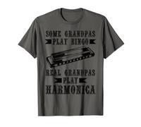 Joueur d'harmonica Funny Vintage Blues Music Harmonicist T-Shirt