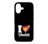 Joueur d'instruments de Musique I Love Ukulele Heart Coque pour iPhone 17