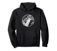 Joueur Dodgeball - League Club Sport Outer Space Alien Sweat à Capuche