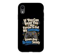 Joueur forcé de Poser ma Manette Coque pour iPhone XR