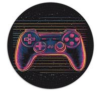 Joueur Gaming 1000 Pieces Jeupad Puzzle Circulaire Jeu Éduchatif Défi De l'art De La Décoration Moderne Adultes Enfants 1000pcs (67.5x67.5cm)