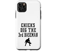 Joueur Graphique Chicks Dig The 3rd Third Baseman Funny Saying Coque pour iPhone 11 Pro Max