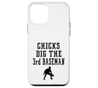 Joueur Graphique Chicks Dig The 3rd Third Baseman Funny Saying Coque pour iPhone 12 Mini