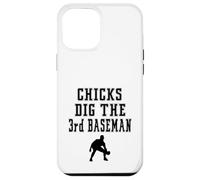 Joueur Graphique Chicks Dig The 3rd Third Baseman Funny Saying Coque pour iPhone 12 Pro Max