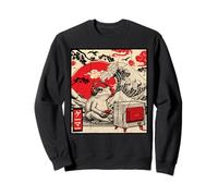 Joueur Japonais Grenouille Art Kanagawa Vague Jeu Vidéo Sweatshirt