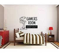 Joueur Jeu d'ordinateur Pac Man XXL sticker mural Stickers muraux Home Decor élégant moderne fleurs salon chambre décoration