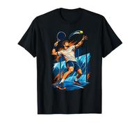Joueur Padel Service Action Paddle Tennis Court T-Shirt