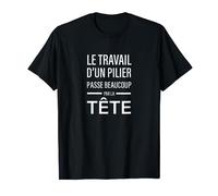 Joueur Pilier de Rugby - Rentrer par la tête avec ballon T-Shirt